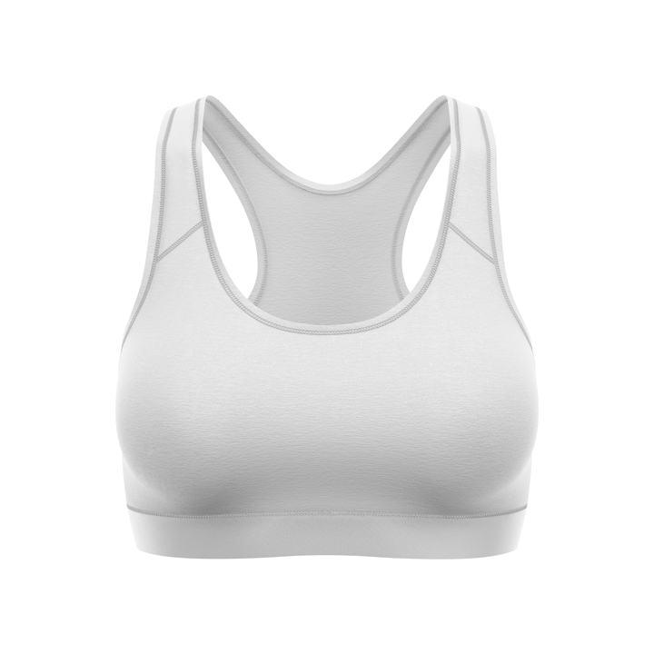 TOP PARA CICLISMO WHITE BRA