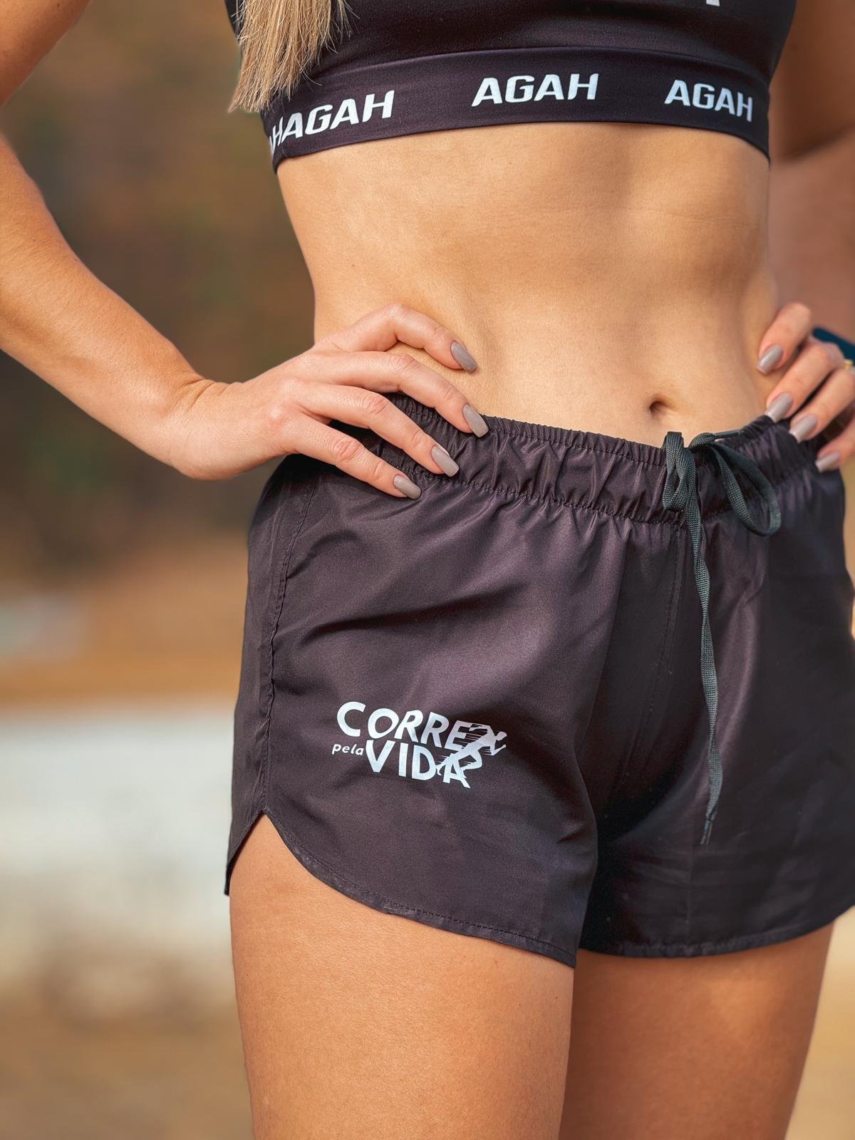 SHORT CORRE BLACK FEMININO